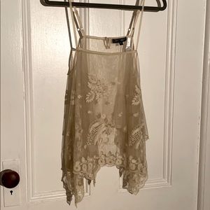 Top Shop embroidered top